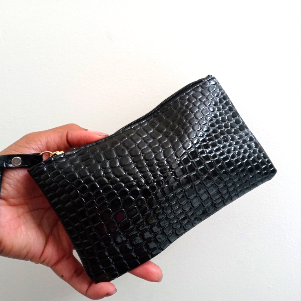 Crocodile Wristlet